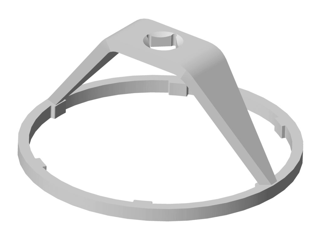 Ferramenta encaixe diâmetro