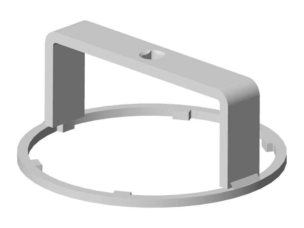 Ferramenta encaixe diâmetro